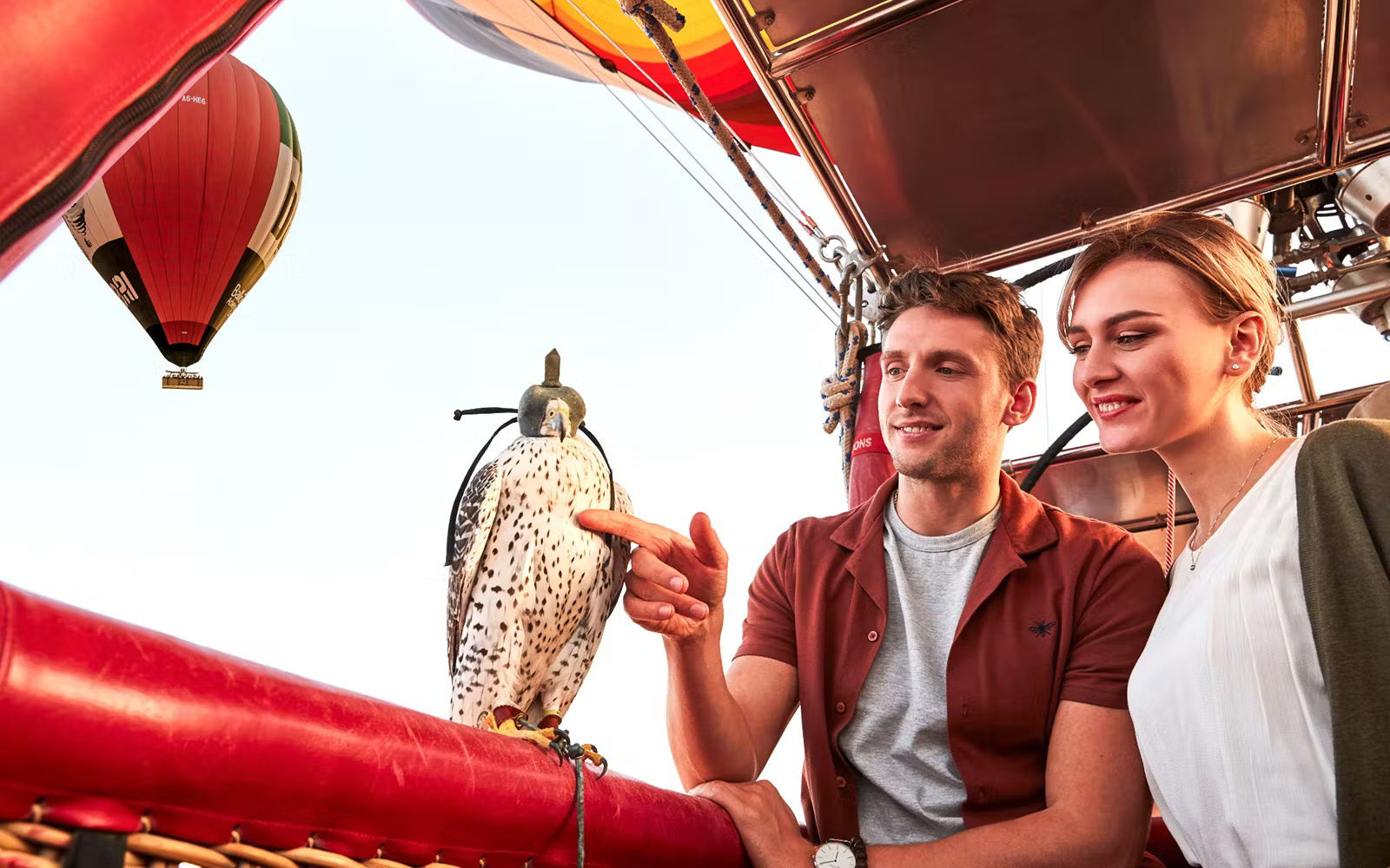 Premium Hot Air Balloon with Drone Show